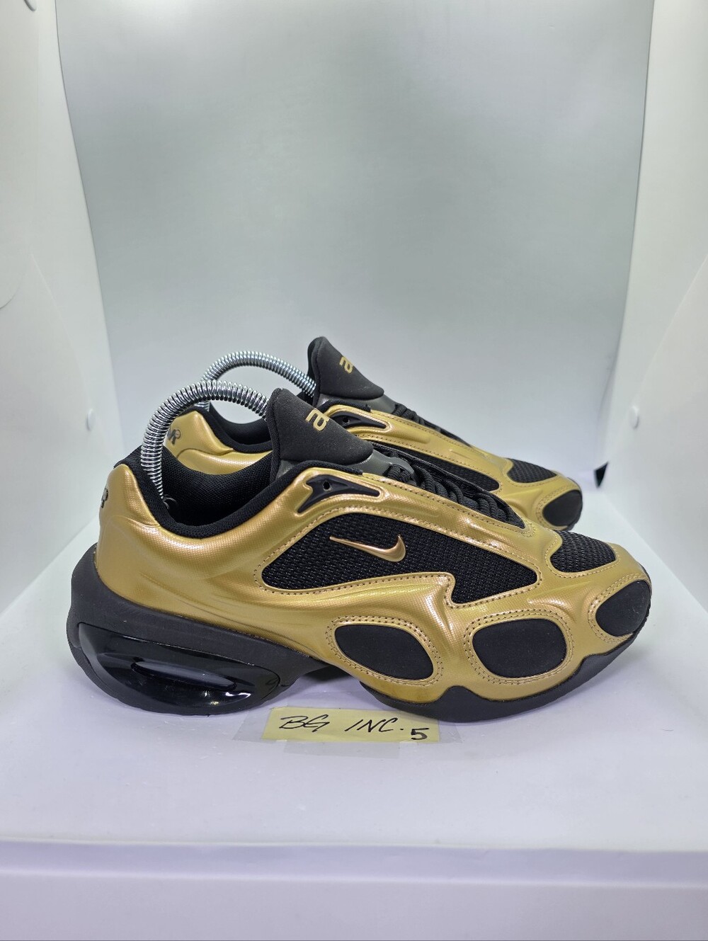 Women’s Size 7.5 - Nike Air Max Muse Metallic / Gold / Blk NEW FV1920-701 $170